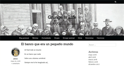 Desktop Screenshot of grungeislife.com